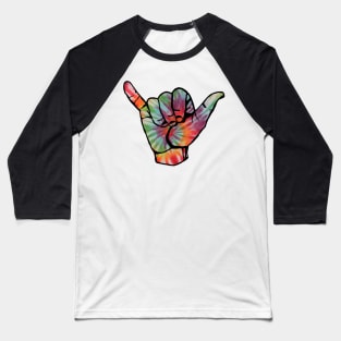 Dark Tie Dye Vibes Baseball T-Shirt